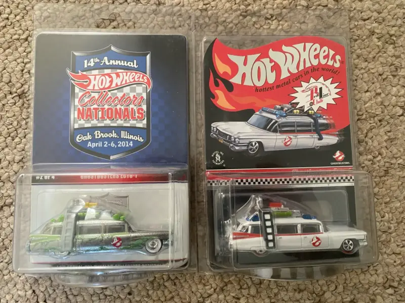 Set de autos Hot Wheels Ghostbusters edición limitada