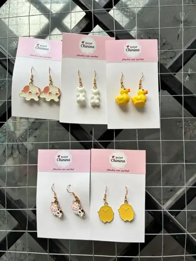 Set aros animalitos - miniatura 1