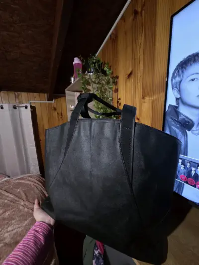 Bolso tote negro Lululemon - miniatura 1