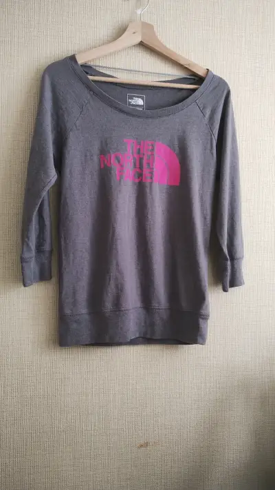 Polerón gris The North Face para mujer - miniatura 1