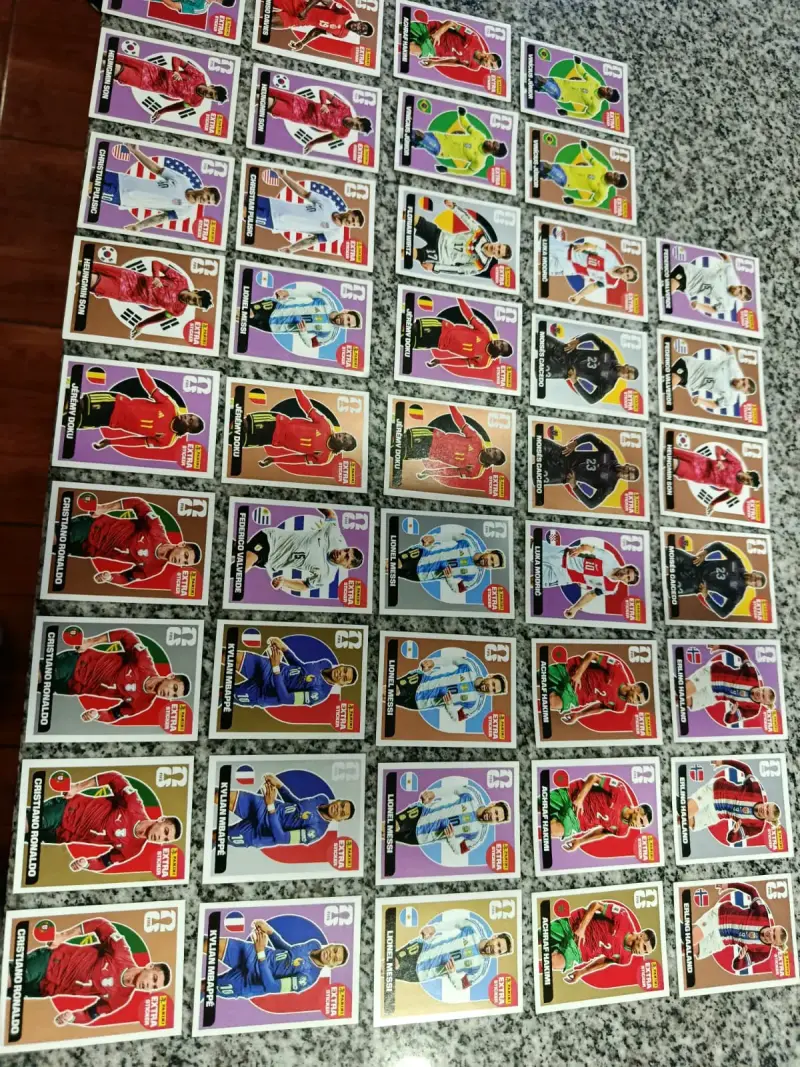 Colección de láminas de fútbol