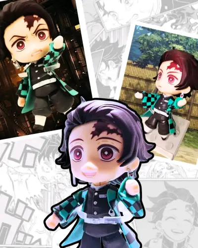 Figura Tanjiro Kamado , demon slayer , kimetsu no - miniatura 2