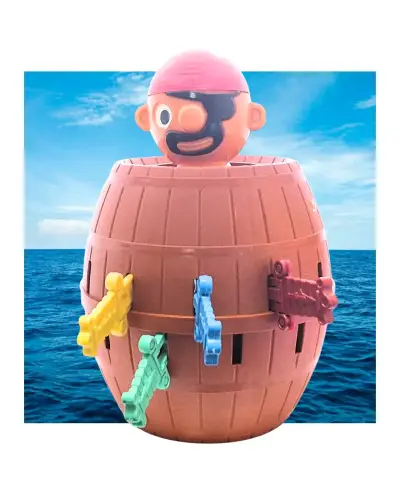 Juego de mesa Pirata Barril saltarin / pop up pira - miniatura 1