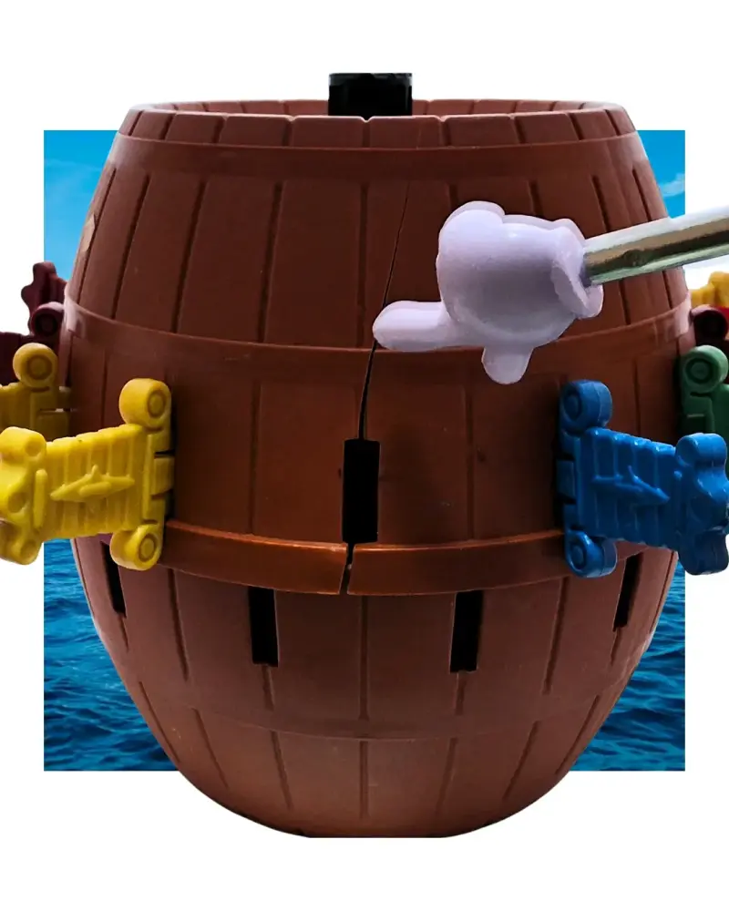 Juego de mesa Pirata Barril saltarin / pop up pira - 3
