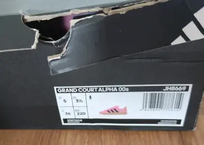 Zapatillas Adidas Grand Court Alpha rosa - miniatura 6