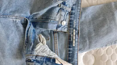 Jeans SYBILLA azul claro mujer TALLA 38 - miniatura 5