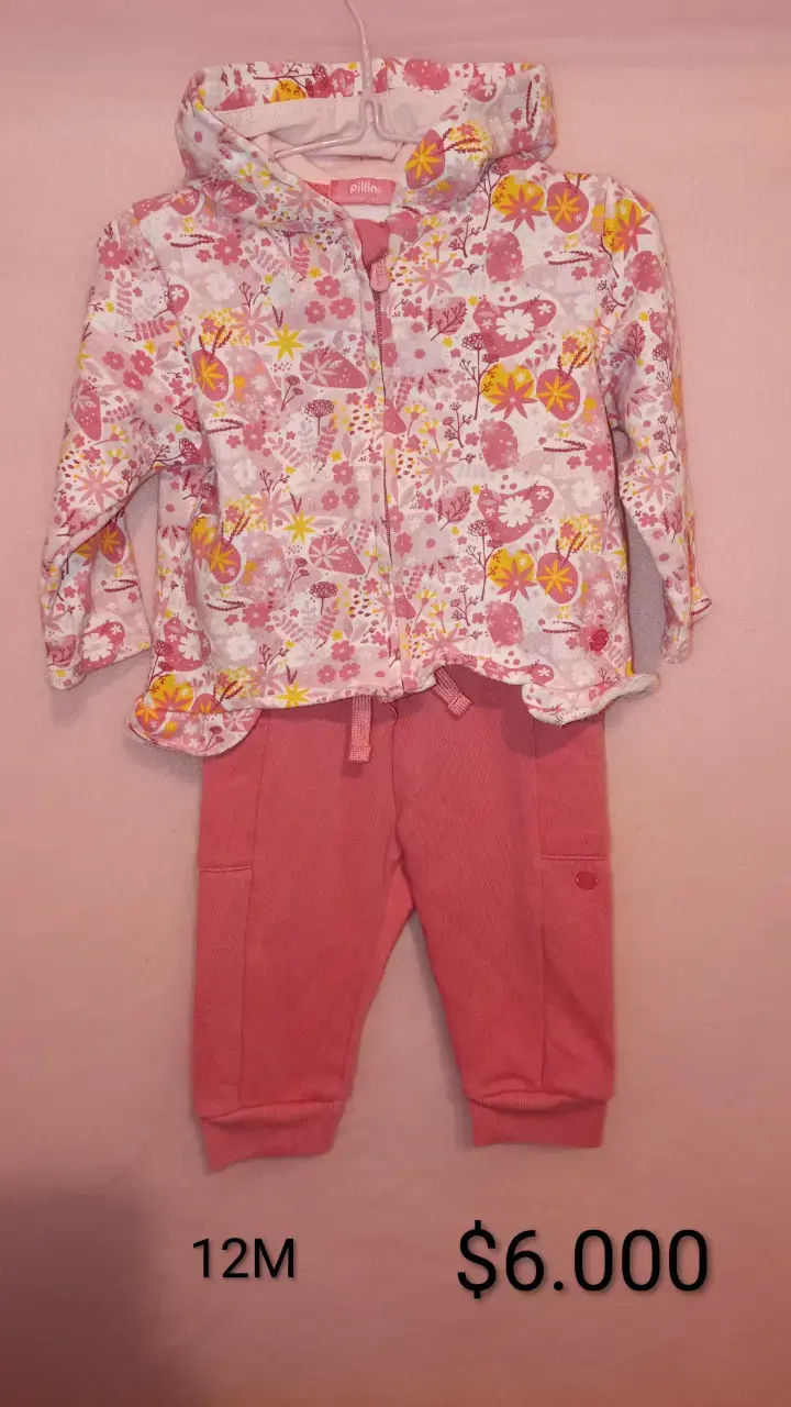 Conjunto infantil Pillin floral 12M