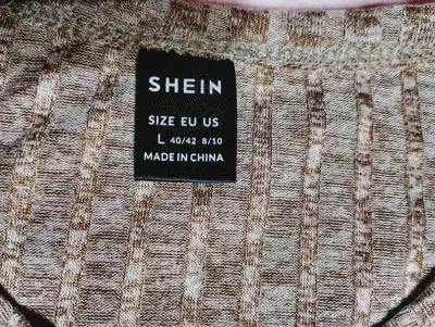 Polera sin mangas Shein gris jaspeado - miniatura 2