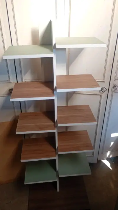 Estante de exhibición de madera moderno - miniatura 5