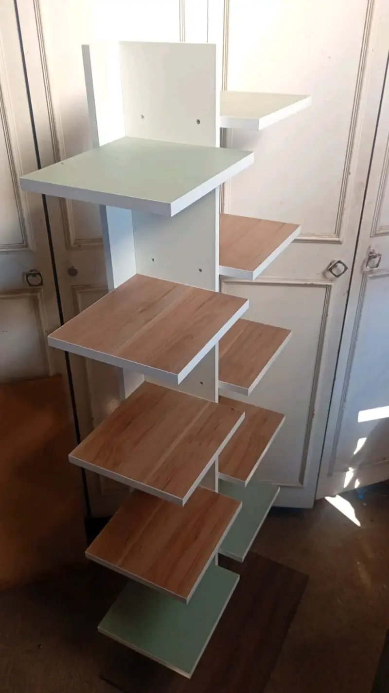 Estante de exhibición de madera moderno - 6