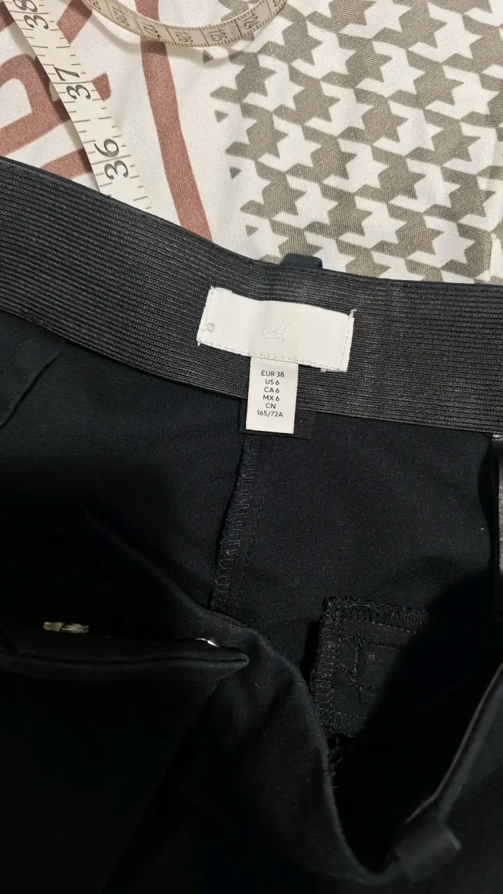 Pantalones de vestir negros mujer H&M TALLA 38 - 3