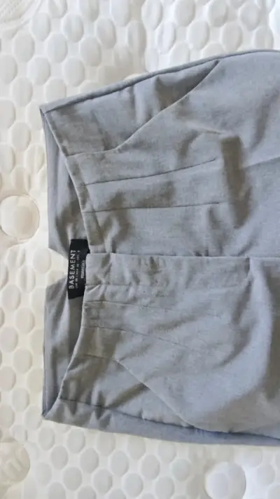 Pantalón gris de vestir mujer BASEMENT talla 36 - miniatura 3