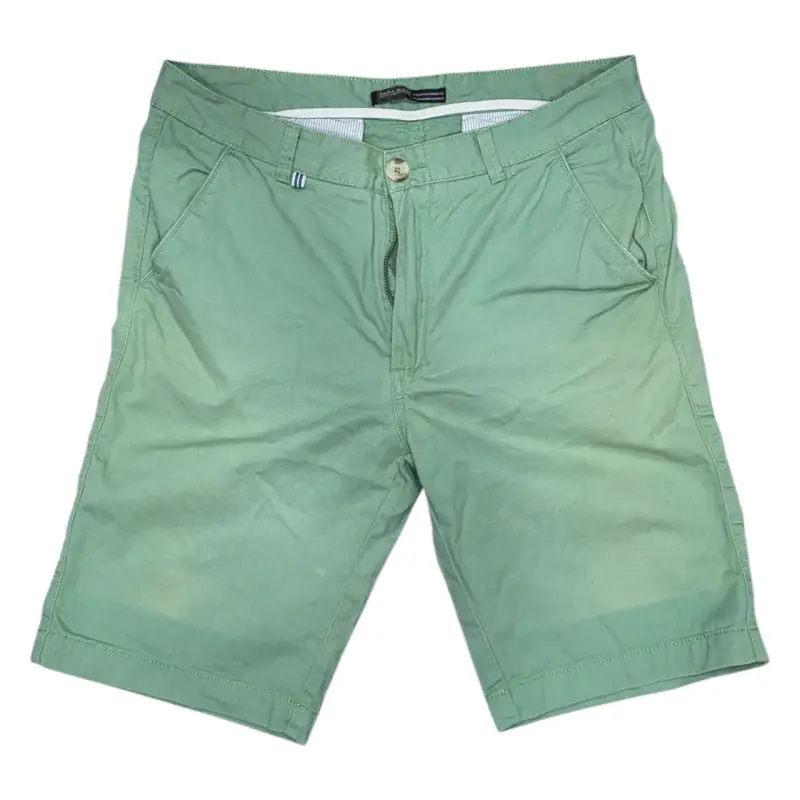 Bermudas verdes para hombre casuales - 1