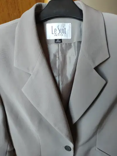 Blazer gris Le Suit Petite elegante TALLA. M - miniatura 3