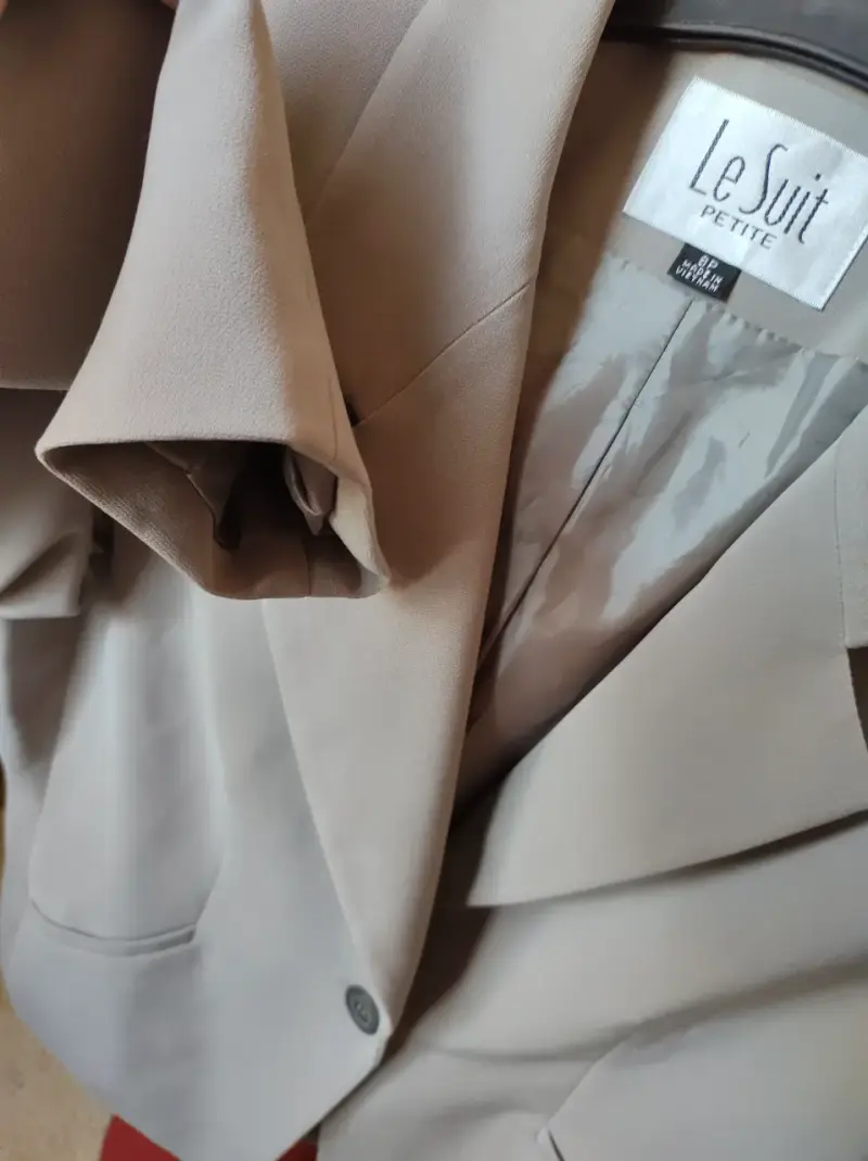 Blazer gris Le Suit Petite elegante TALLA. M - 4