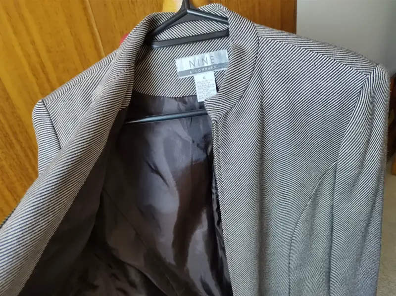Blazer gris Le Suit Petite elegante TALLA. M - 5
