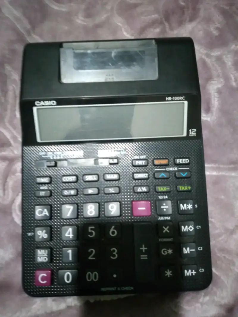 Calculadora Casio HR-100RC con impresora - 2
