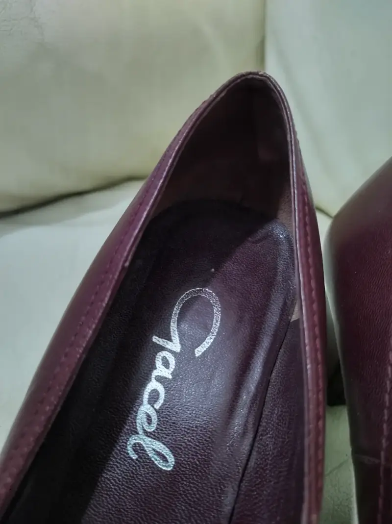 Zapatos Gacel talla 37 de cuero Clasel burdeos - 2
