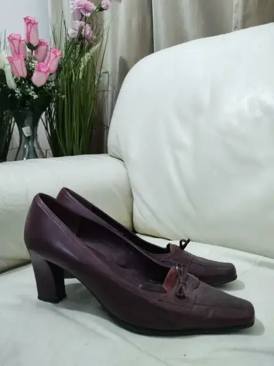 Zapatos Gacel talla 37 de cuero Clasel burdeos - miniatura 3