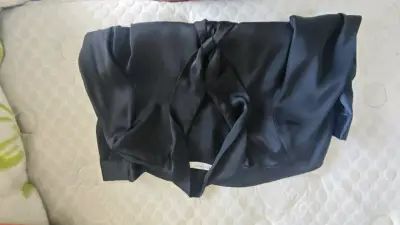 Blusa negra elegante Basement - miniatura 4