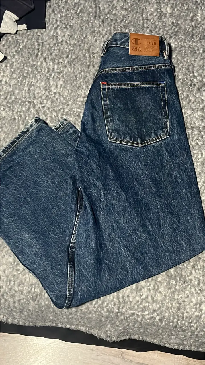 JEANS ZARA X CHAMPION TALLA 38 (40 NACIONAL) - 2