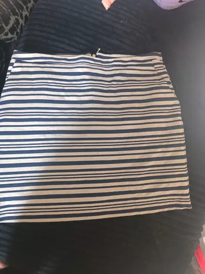 Falda a rayas azul y blanco - miniatura 1