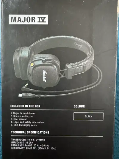 Audífonos Marshall Major IV (NUEVOS) - miniatura 4