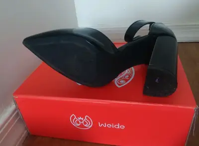 Zapatos de tacón negro charol con correa - miniatura 5