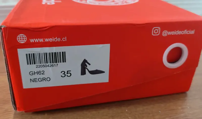Zapatos de tacón negro charol con correa - 6