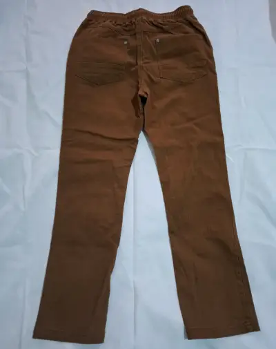 Pantalones casuales marrones para niño - miniatura 2