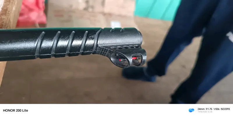 Rifle de aire comprimido negro - 2