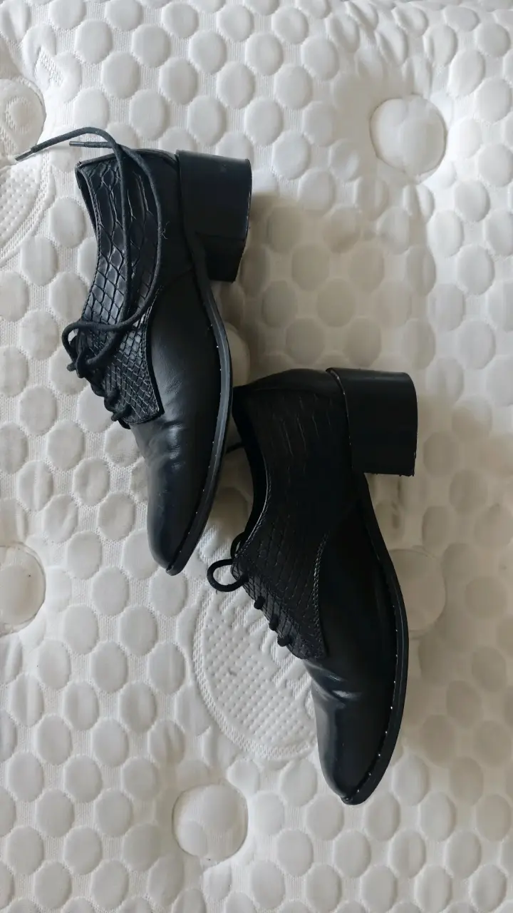 Zapatos formales Oxford negros mujer ALANIZ - 2