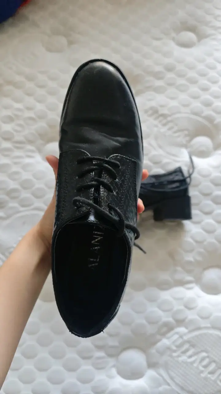 Zapatos formales Oxford negros mujer ALANIZ - 3