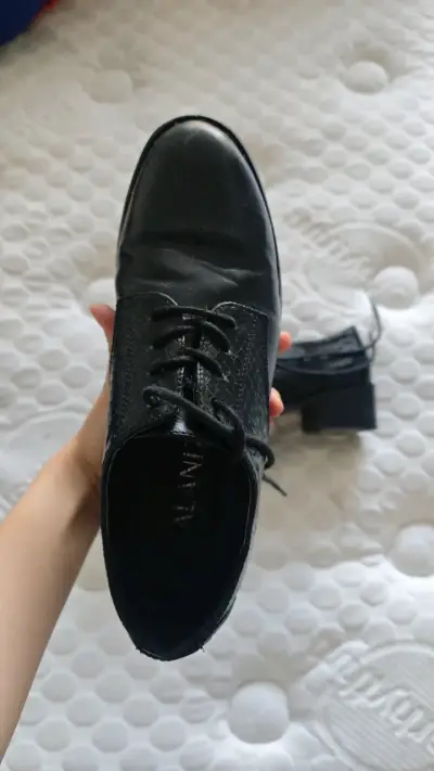 Zapatos formales Oxford negros mujer ALANIZ - miniatura 3