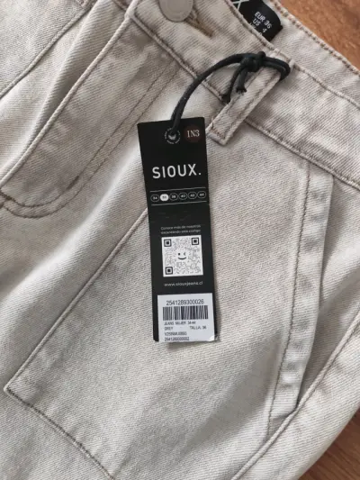 Jeans cargo gris Sioux - miniatura 3