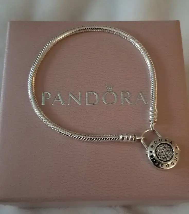 Pulsera Pandora candado de plata - 1