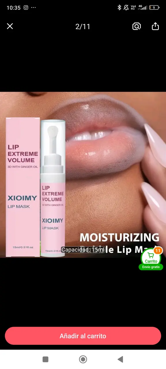 Mascarilla de labios Xiomy Lip Extreme Volume - 3