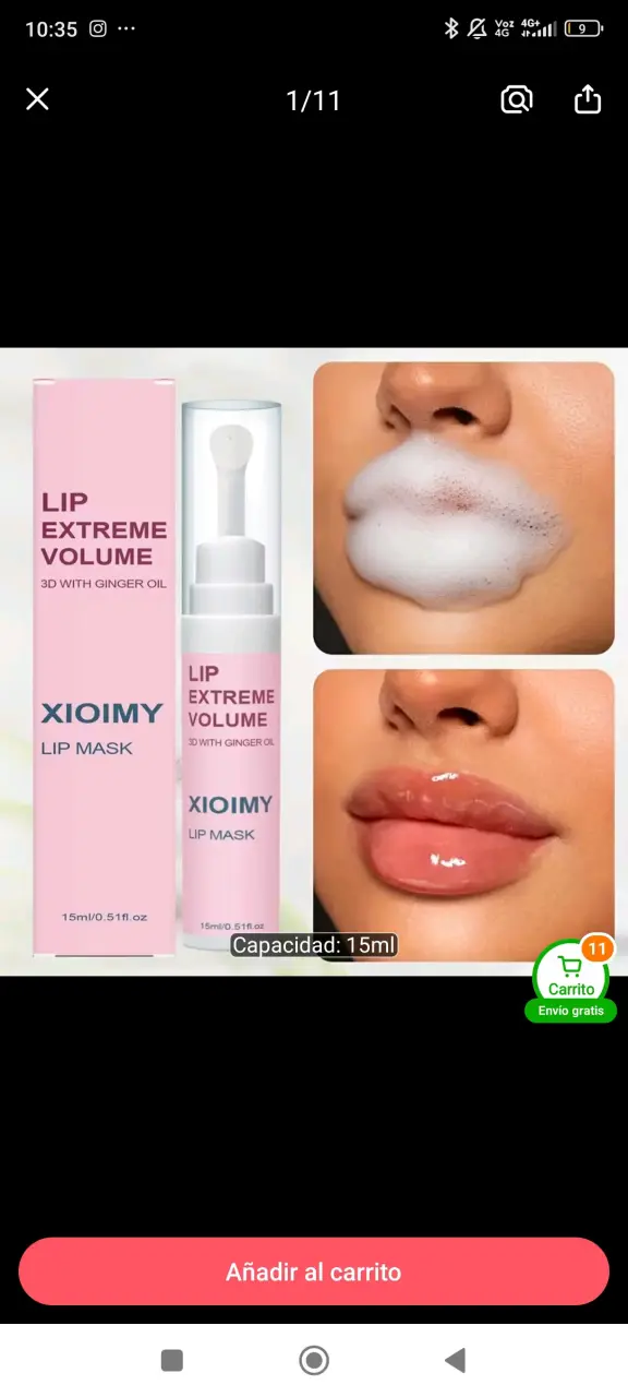 Mascarilla de labios Xiomy Lip Extreme Volume - 5