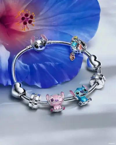 Pulsera Pandora de stich plata - miniatura 3