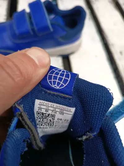 Zapatillas deportivas azules para niños Adidas - miniatura 4