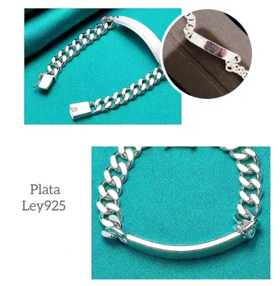 Pulsera de plata 925 con diseño elegante - miniatura 1