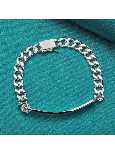 Pulsera de plata 925 con diseño elegante - miniatura 3