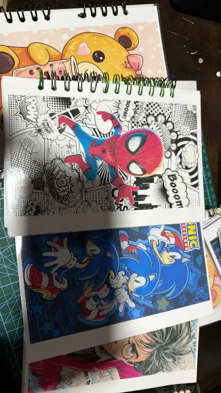 Cuadernos o agendas medianos con diseños unicos - 6