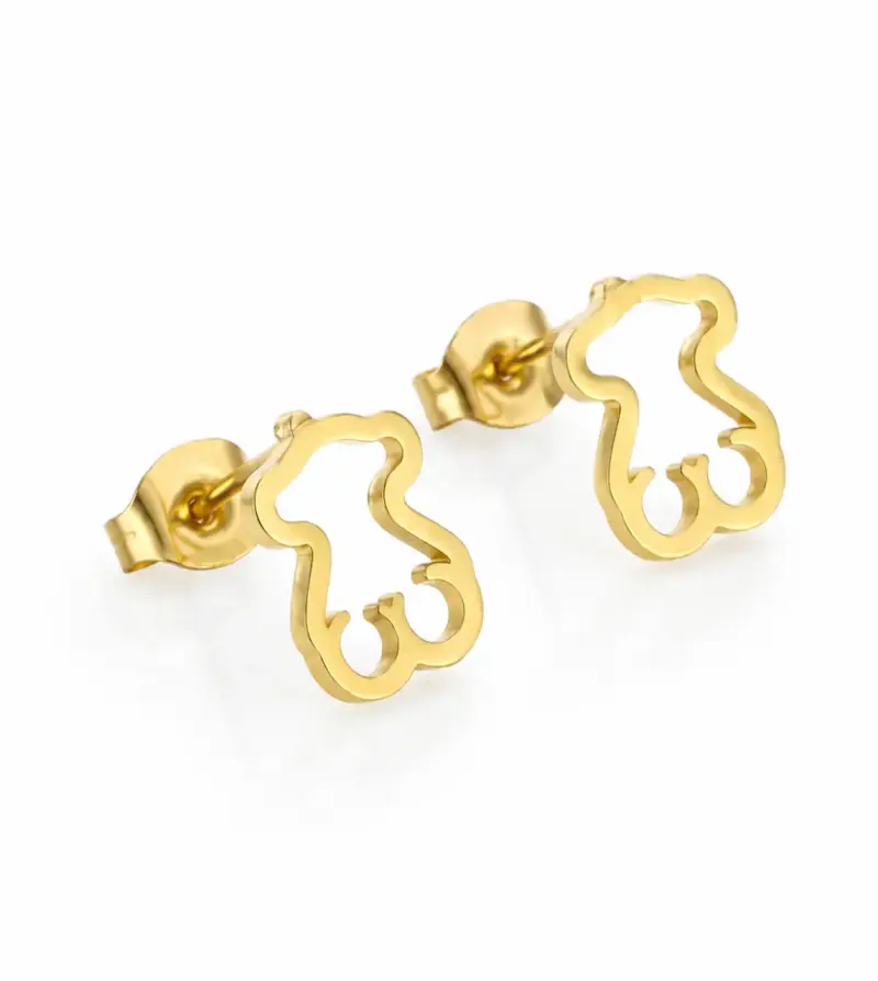 Aros TOUS de oro en forma de oso - 2