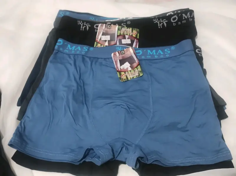 Pack 4 de bóxers de bambú O'Mas para hombre - 1