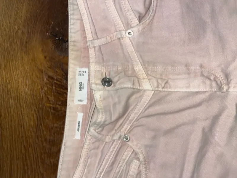 Jeans rosados de mujer Mango - 3