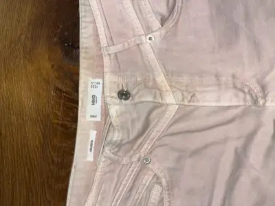 Jeans rosados de mujer Mango - miniatura 3