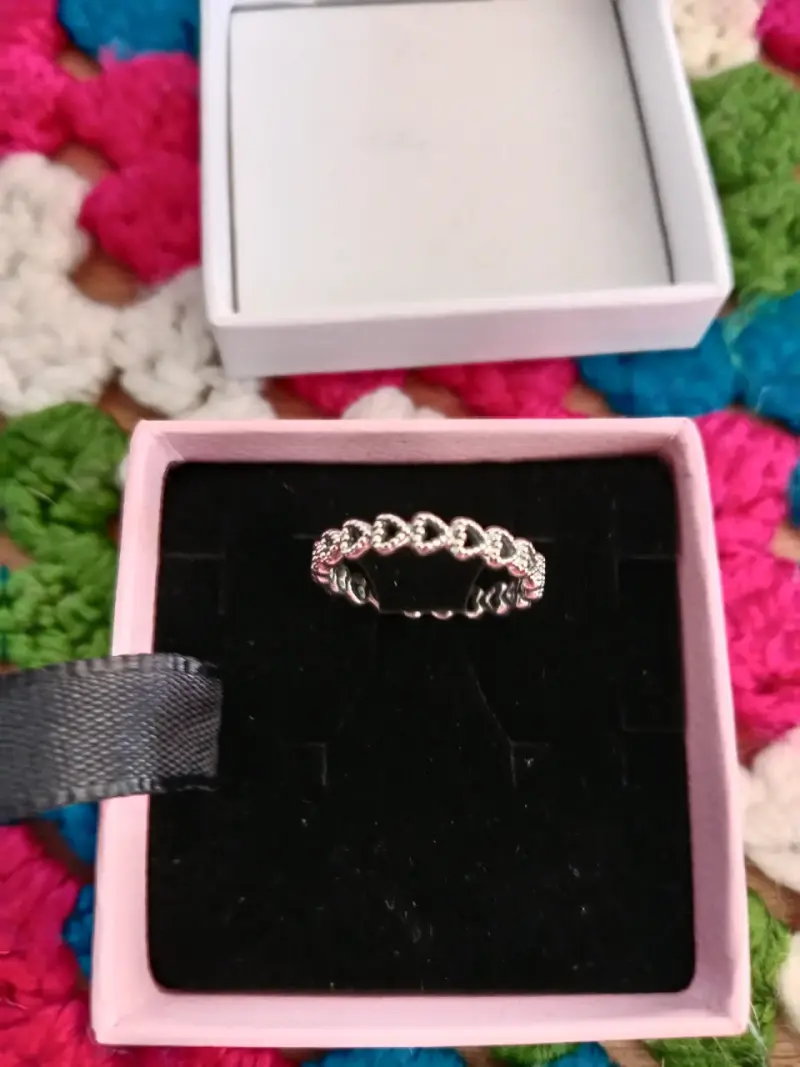 Anillo Pandora de plata con diseño elegante - 2