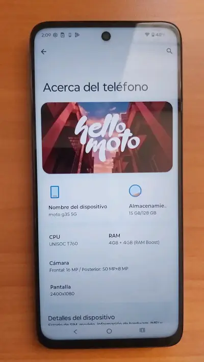 Moto G35 5G Con 8Ram Bosst. - miniatura 1