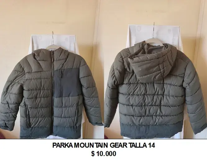 Parkas y Polerones para niño tallas 14 / S - 2